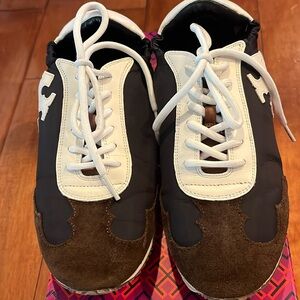Tory Burch Sneaker nylon/calf leathet